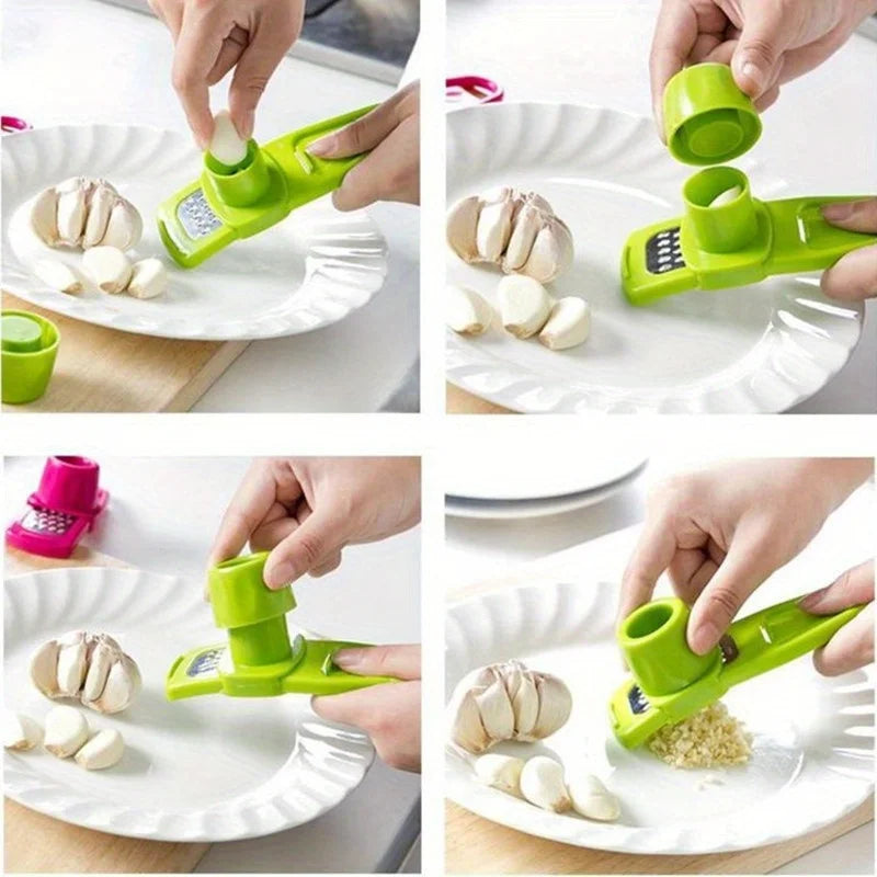 Manual Garlic Peeler & Ginger Grater | Kitchen Grinding Tool Kitchen Grater Tool QXL