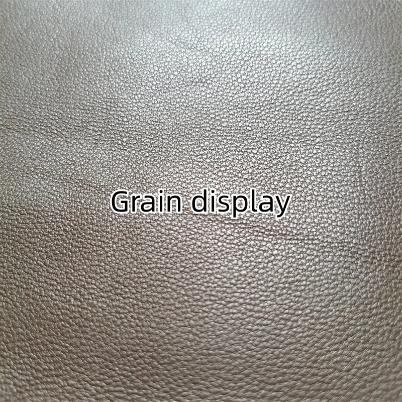 Dark Brown Sheepskin First Layer Real Leather Fabric | DIY Leather Craft Fabric QXL