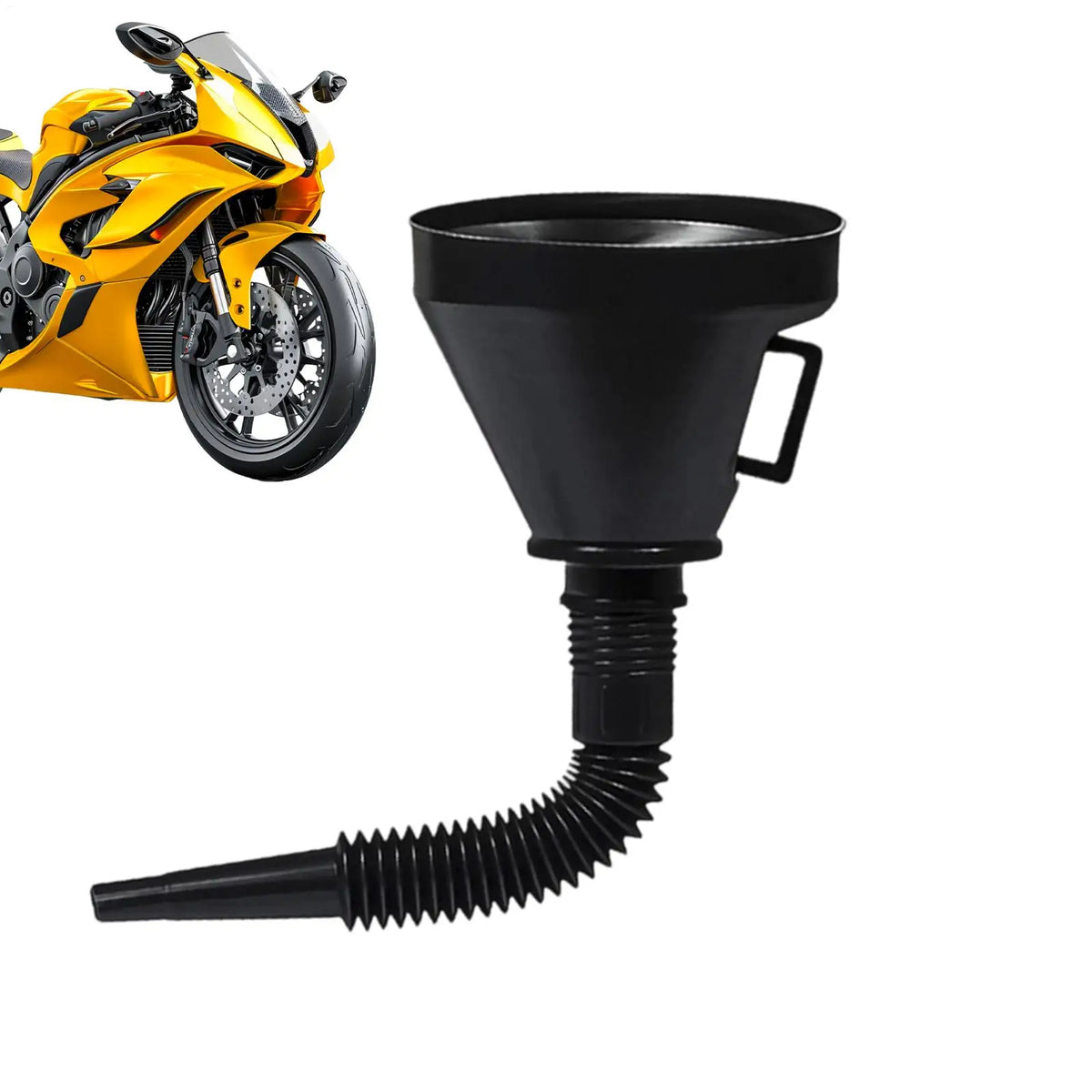 Flexible Automotive Oil Funnel | Car Motorcycle RV Fluid Transfer Automotive Oil Funnel QXL