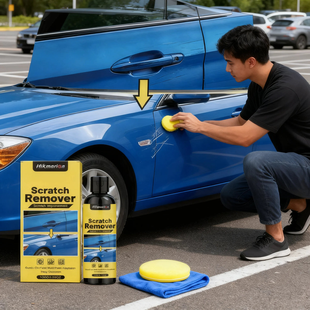 Car Scratch Remover Liquid & Paint Polish | Surface Restoration Car Scratch Remover QXL