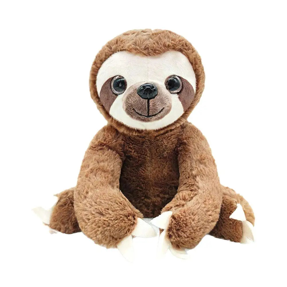 25cm Kawaii Sloth Plush Stuffed Animal | Mom & 4 Baby Set Stuffed Animal Plush QXL Brown
