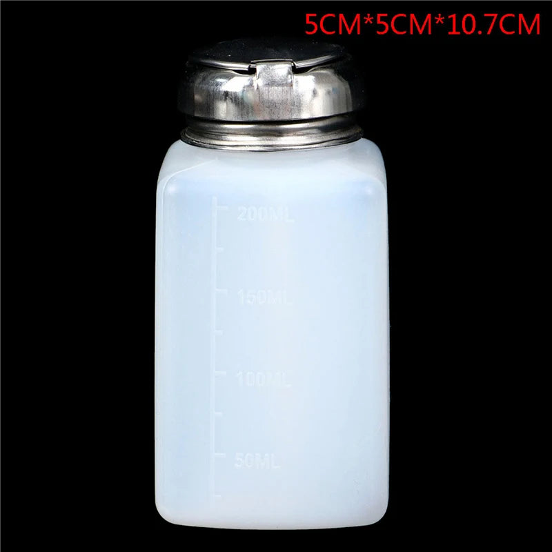 Refillable Pump Dispenser Bottle for Nail Polish Remover 100–250ml Nail Pump Dispenser QXL 200ML