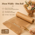 Brown Honeycomb Packaging Paper Roll | Eco Cushioning Wrap Cushioning Wrap Roll QXL brown