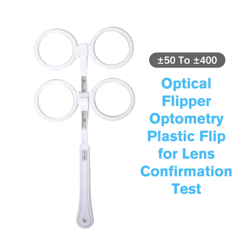 Optical Flipper Lens Holder | Adjustable PD ±50–±400 Optical Flipper Lens QXL