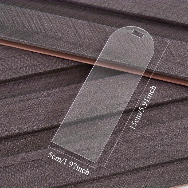 Clear Acrylic Blank Bookmarks with Holes | DIY Craft Set Acrylic Craft Blanks QXL
