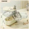 360° Rotating Makeup Organizer | Multi-Layer Storage Box Rotating Makeup Organizer QXL 4 layers of cream