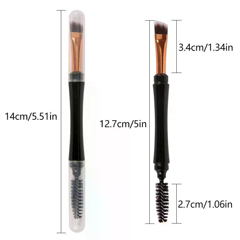 YOVIP Dual-Ended Eyebrow & Eyeshadow Brush | Dustproof Cover Dual-Ended Eye Brush QXL
