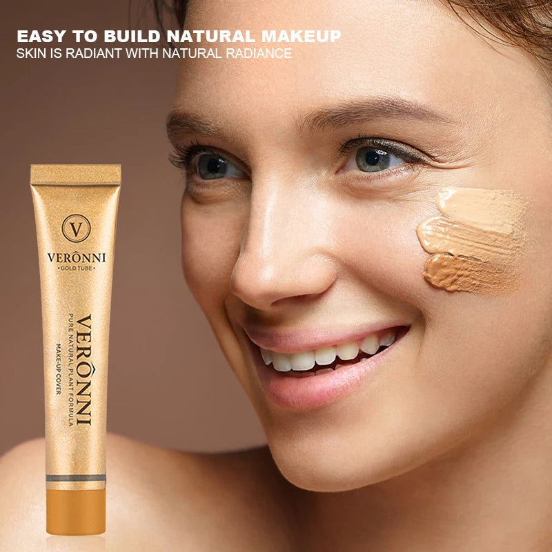 VERONNI Waterproof Liquid Concealer – Full Coverage, 14 Shades Liquid Concealer QXL