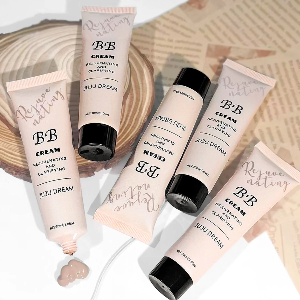 JUJU Dream BB Cream – Hydrating Foundation for Dry Skin 30ml BB Cream Foundation QXL