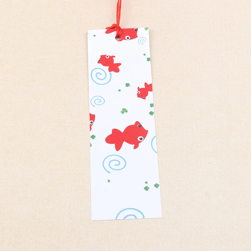 Japanese Glass Goldfish Wind Chime | Furin Garden Hanging Decor Glass Wind Chime QXL