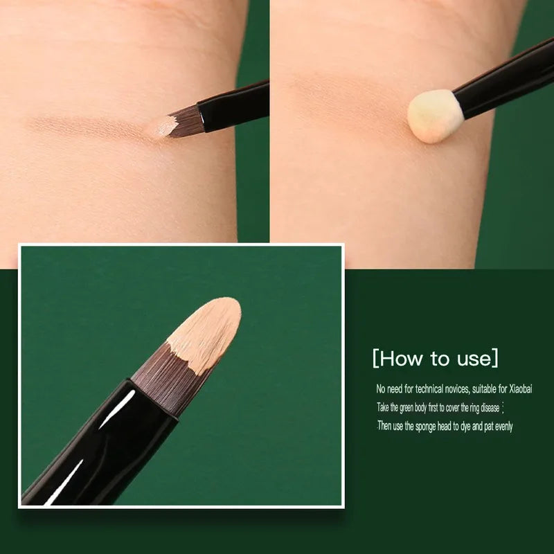 M26 Double-Tipped Concealer Brush | Flat & Sponge Head Concealer Brush QXL
