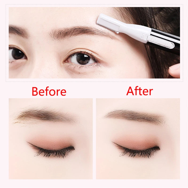 Electric Eyebrow Trimmer & Mini Facial Hair Remover Shaver Electric Hair Trimmer QXL