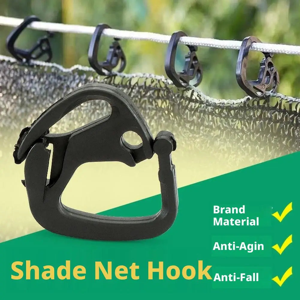 35-Pack Reusable Plastic Tarp Clips & Shade Net Grommets Garden Netting Clips QXL