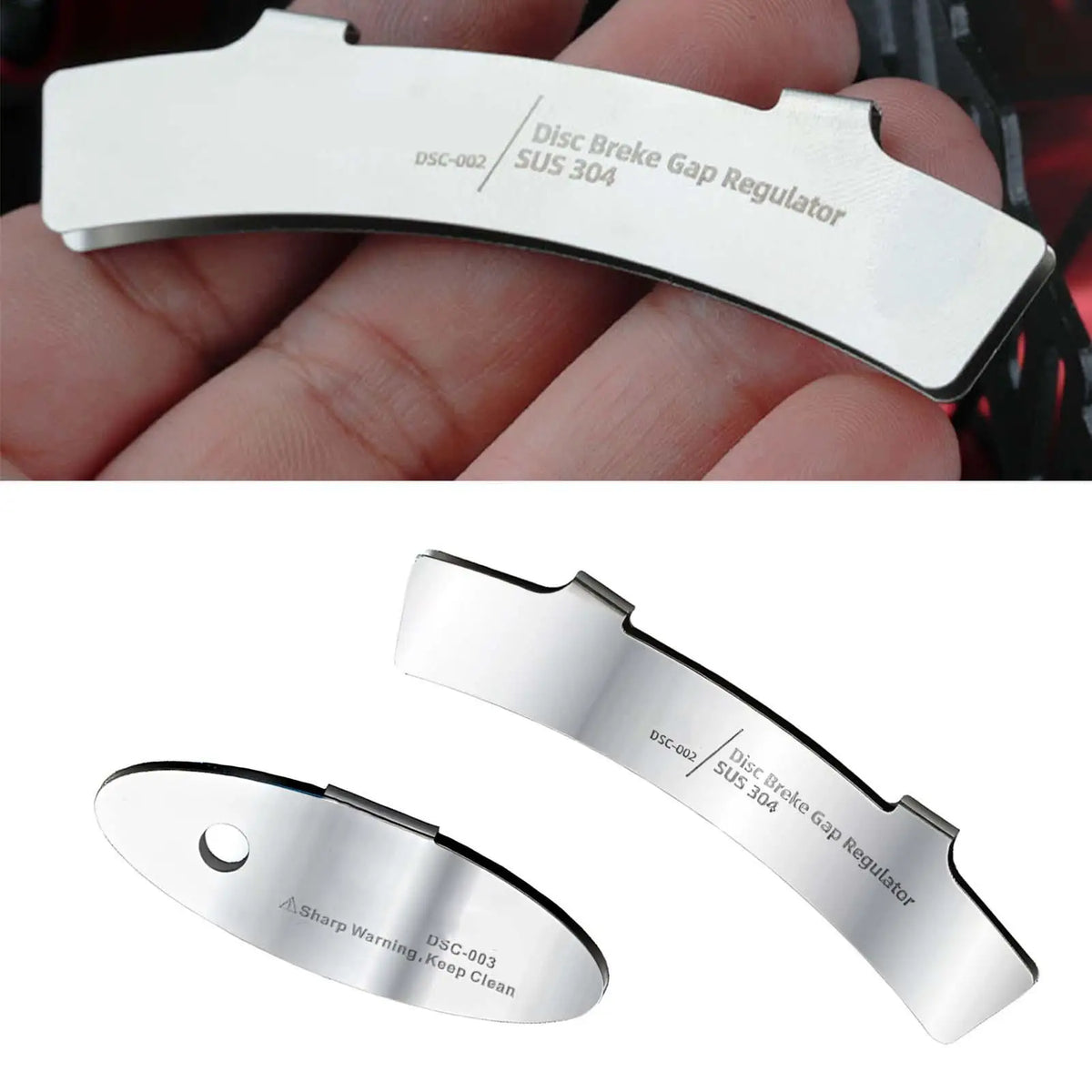 Bike Disc Brake Caliper Alignment Tool | Stainless Steel Brake Alignment Tool QXL