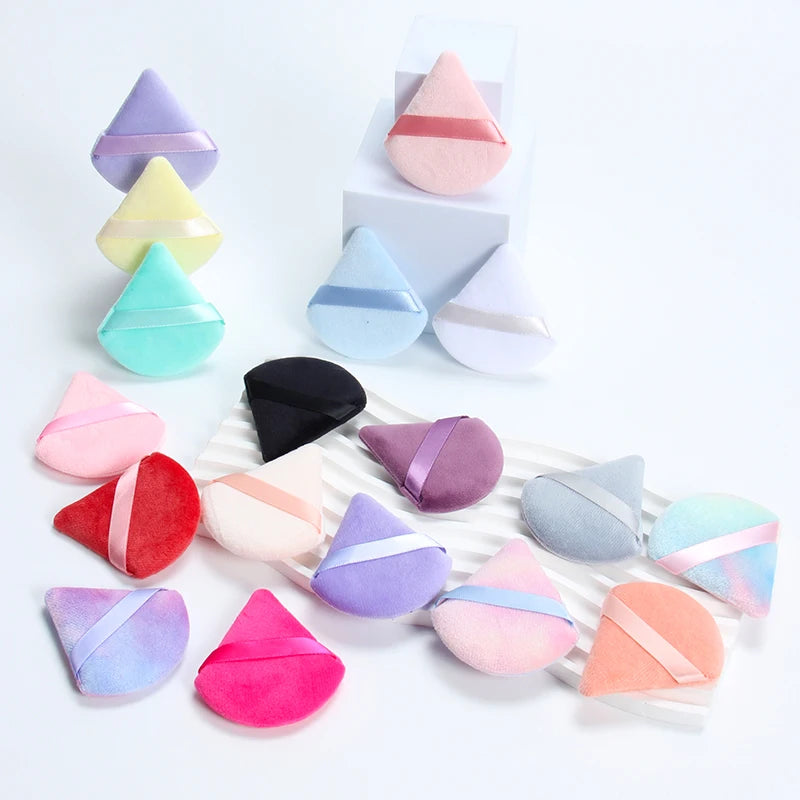 6-Pack Triangular Makeup Sponge Puffs | Soft Blending Set Makeup Sponge Puffs QXL