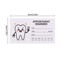 100-Pack Dental Appointment Reminder Cards – Tooth Design Appointment Reminder Cards QXL Onesize