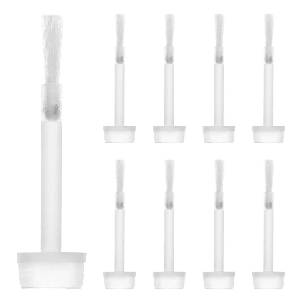 200-Pack Disposable Nail Art Brushes | Nylon PE Replacement Nail Art Brushes QXL