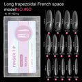 140-Pc Sandwich Dual Nail Extension Forms | French Manicure Nail Extension Forms QXL 2