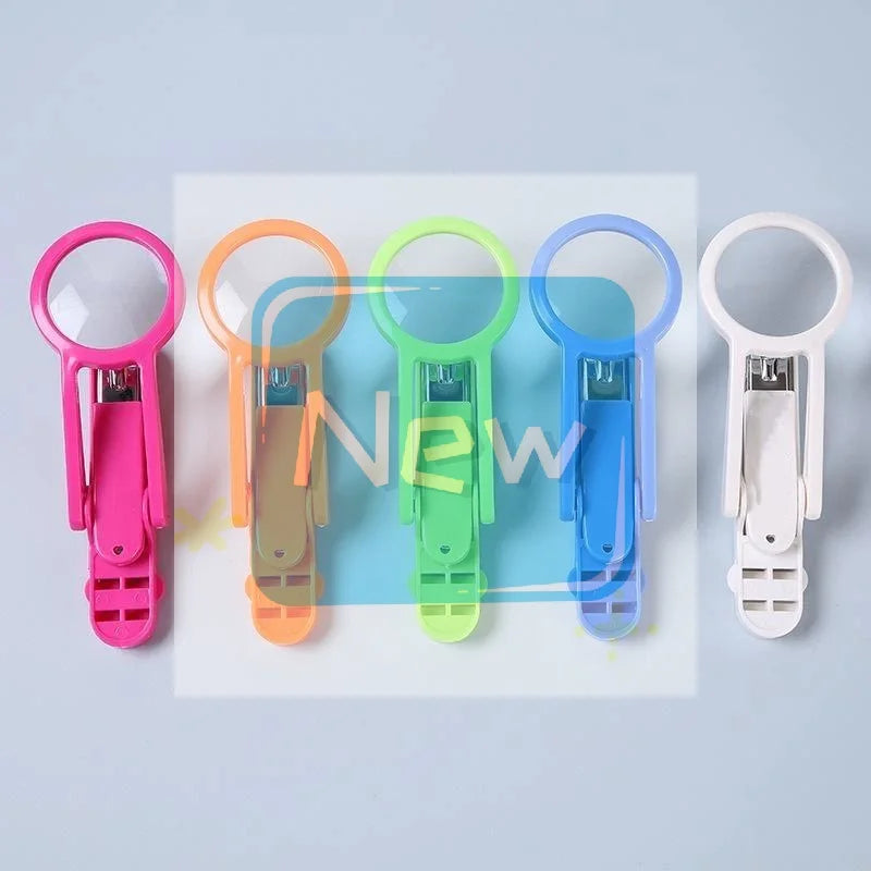 Magnifying Glass Nail Clipper | Anti-Splash Metal Clippers Magnifying Nail Clipper QXL
