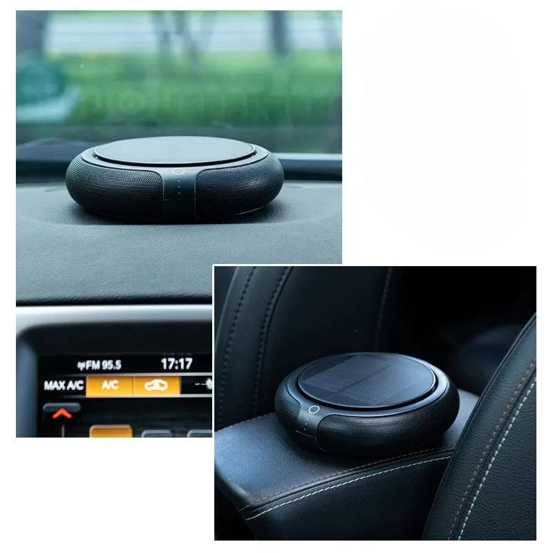 Solar Car Air Purifier HEPA Filter | 3-Speed & Aromatherapy Car Air Purifier QXL