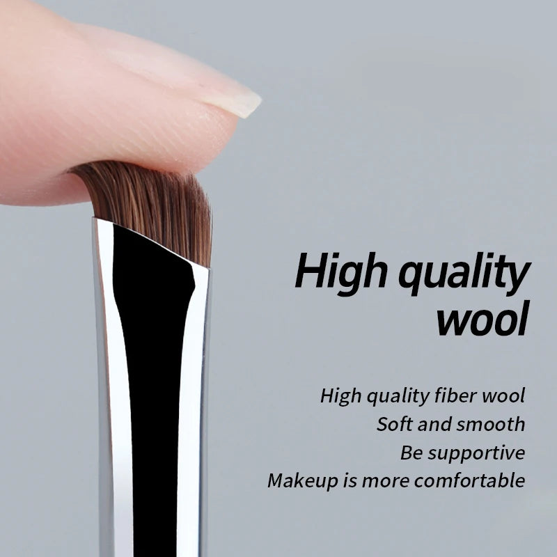 Sickle Eyeliner & Eyebrow Brush | Ultra-Thin Knife Edge Eyeliner Brush Set QXL