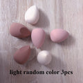 Washable Makeup Sponge Puffs 1/3/6-Pack | Wet & Dry Blender Makeup Sponge Puff QXL randomcolor 3pcs