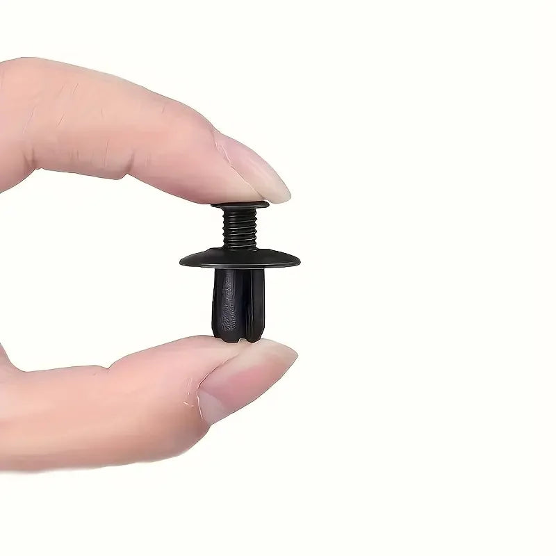 100-Pack Car Fastener Clips | Bumper, Door & Mudguard Rivets Car Trim Fasteners QXL
