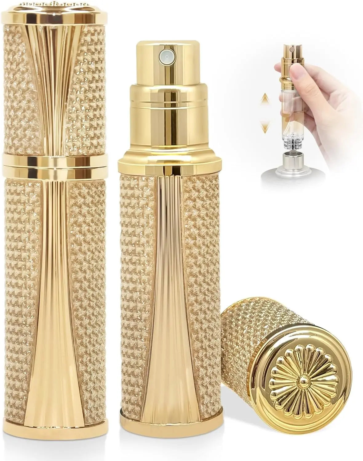 5ml Refillable Perfume Atomiser | Leakproof Travel Spray Bottle Perfume Atomiser QXL D