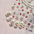5D Jelly Fruit Nail Stickers | Kawaii Strawberry Cherry Decals