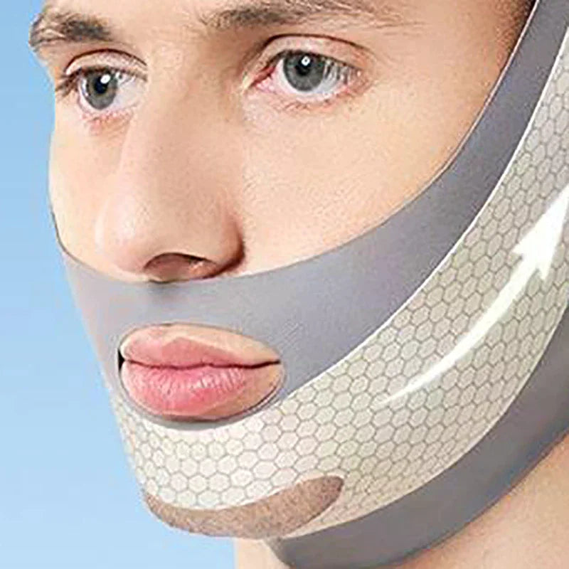 Men's V-Face Lifting Bandage | Chin Contouring Face Mask Face Lifting Bandage QXL