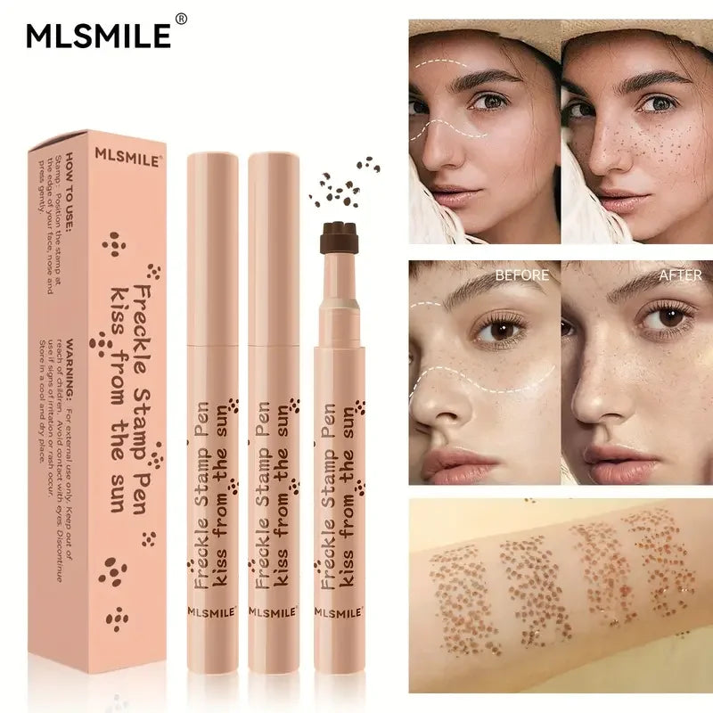 VERONNI Waterproof Fake Freckles Pen | Natural Dot Stamp Makeup Freckle Stamp Pen QXL