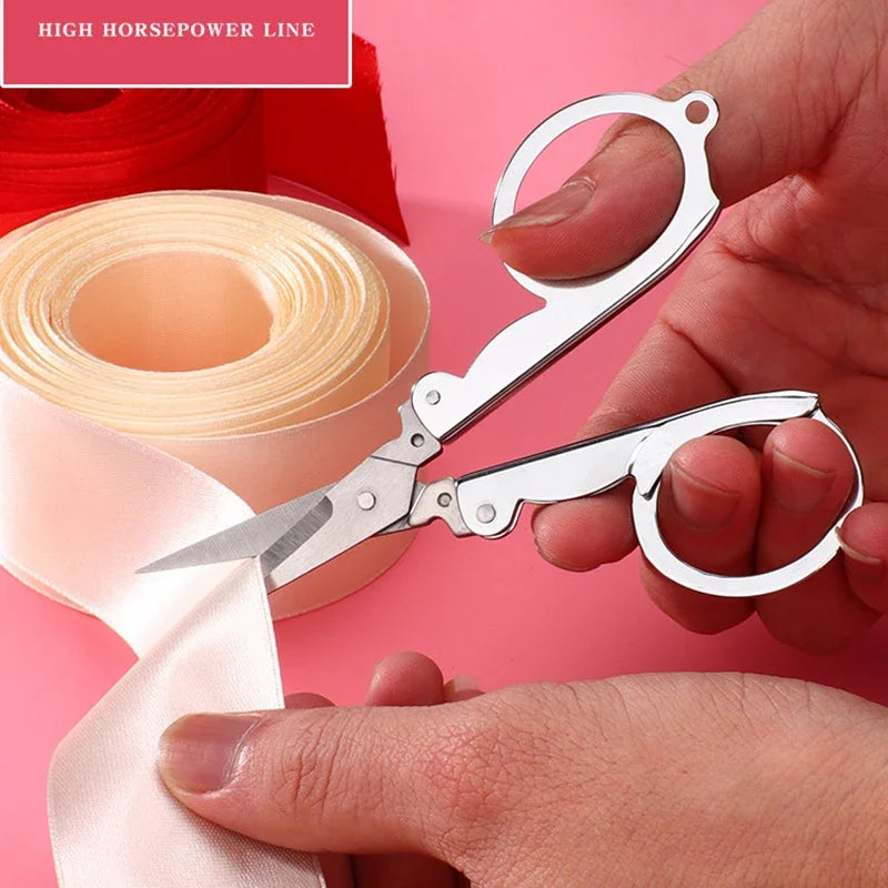 Mini Foldable Pocket Scissors | Travel Embroidery & Craft Folding Craft Scissors QXL