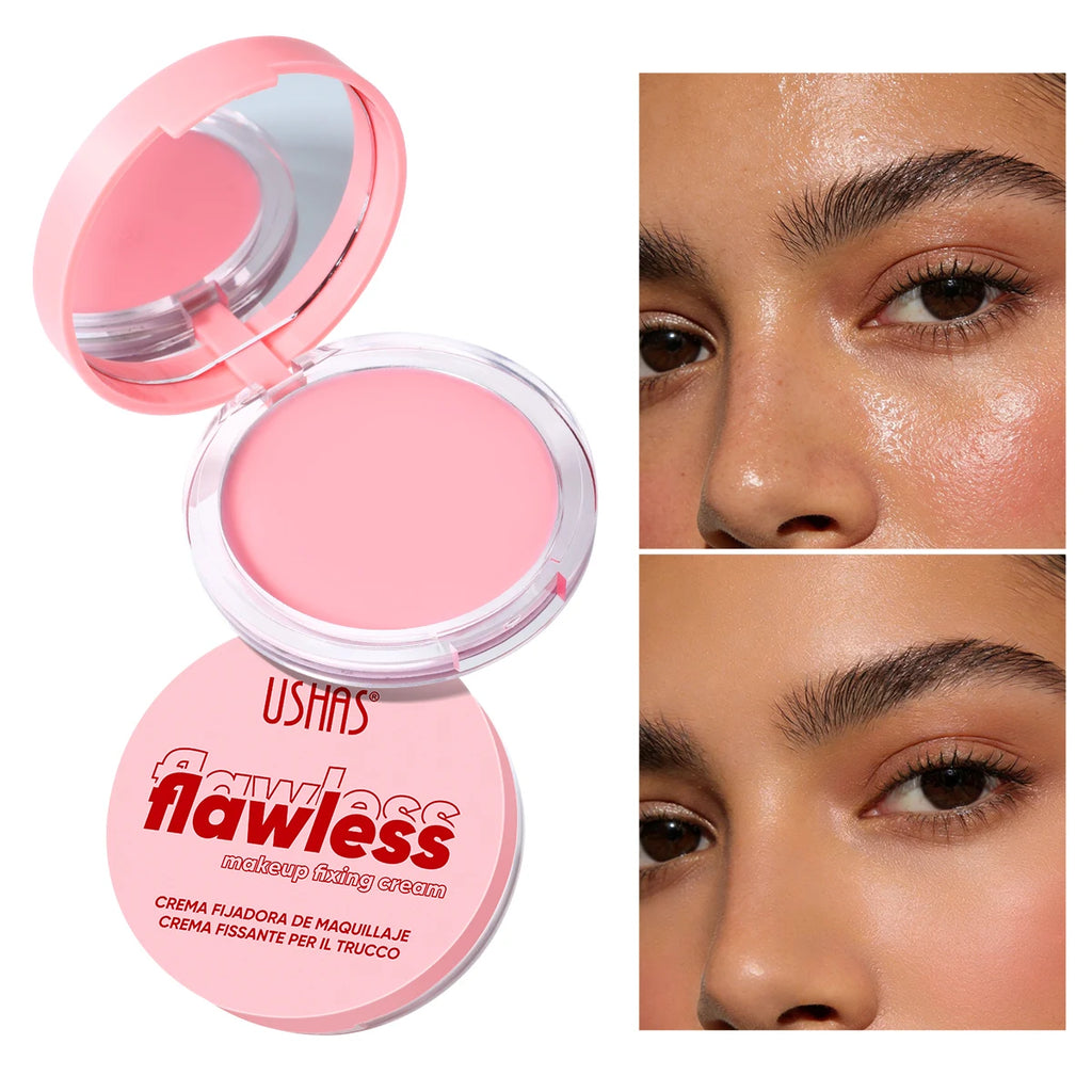 USHAS Pressed Powder – Matte, Oil Control & Pore Minimizing Pressed Setting Powder QXL