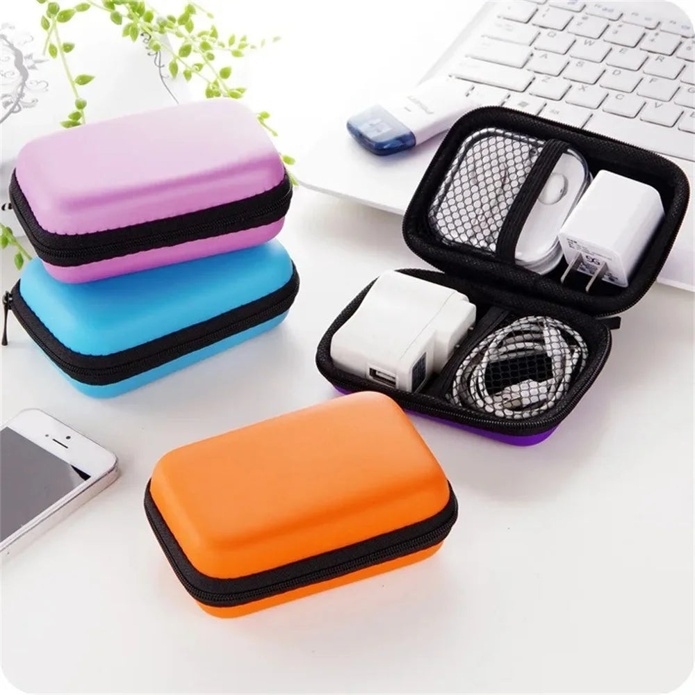 EVA Zipper Travel Case – Cable & Electronics Organizer Bag EVA Organizer Case QXL