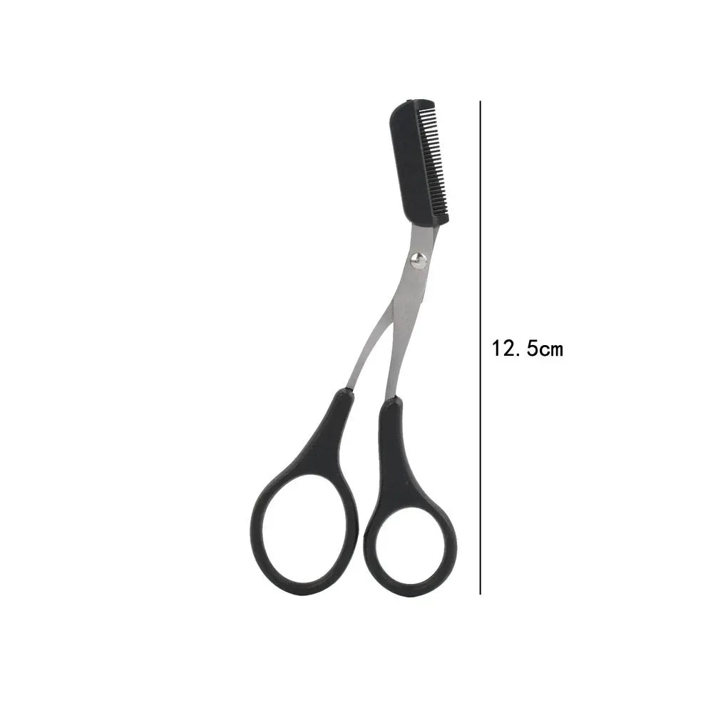 Precision Eyebrow Scissors with Safety Rounded Tips | Grooming Eyebrow Scissors QXL