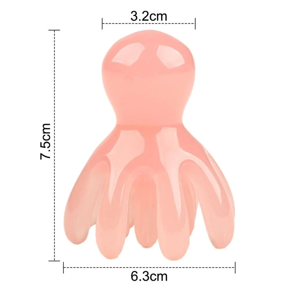 14-Tentacle Octopus Scalp Massager Comb | Resin Head Massager Scalp Massager Comb QXL