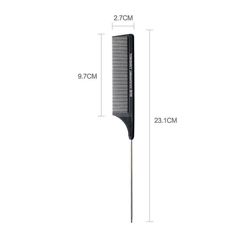 Black Professional Hair Styling Comb | Detangling & Parting Hair Styling Comb QXL 8616