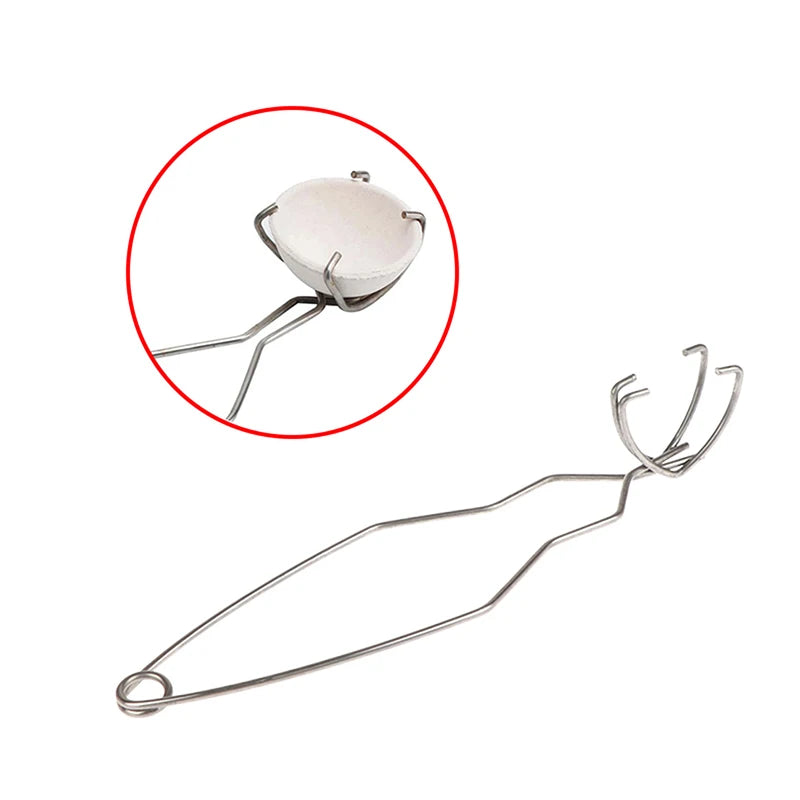 25.5cm Stainless Steel Crucible Tongs | Gold Melting Clamp Crucible Tongs QXL