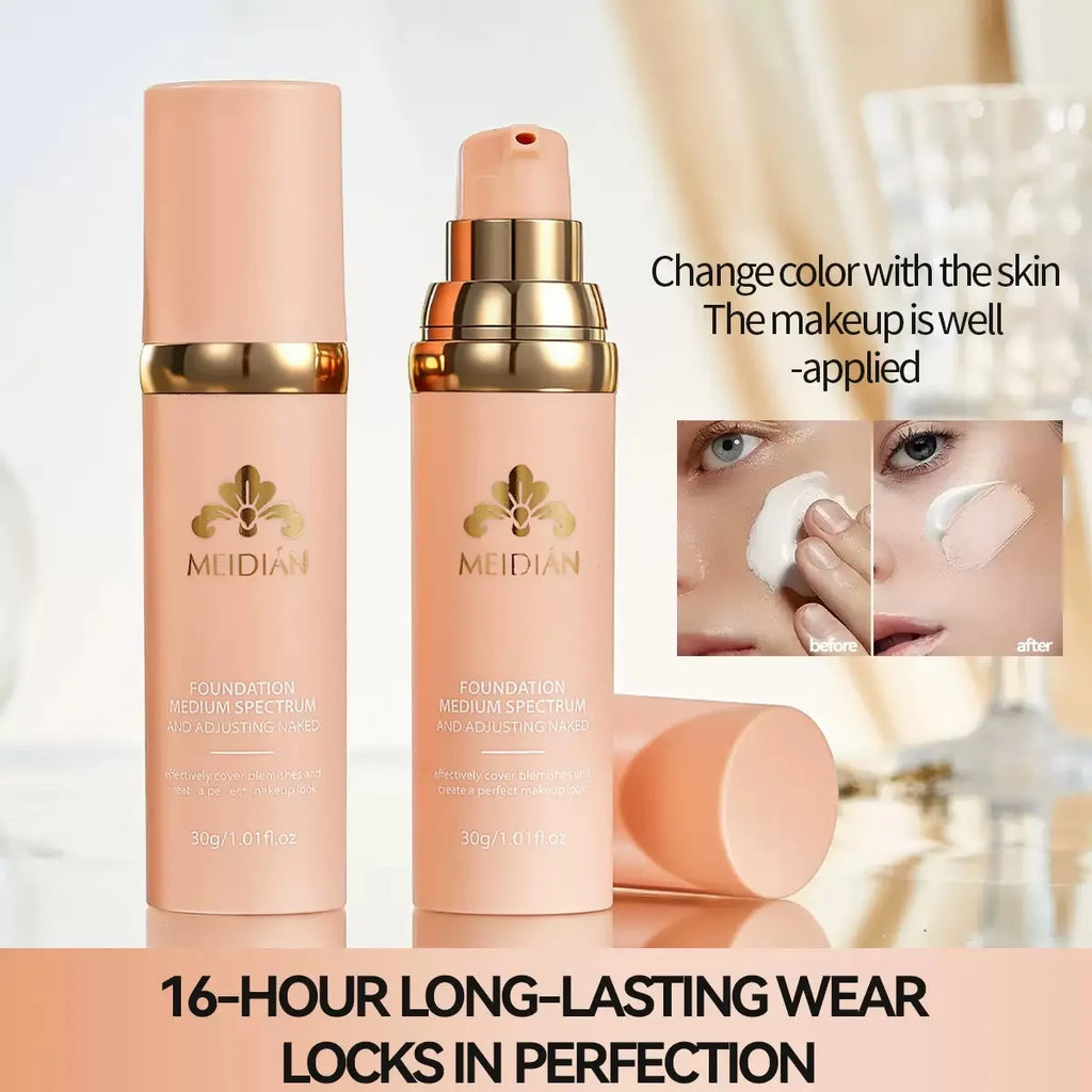 4-in-1 Color Adapting Foundation SPF 50 | Matte & Hydrating Liquid Foundation QXL