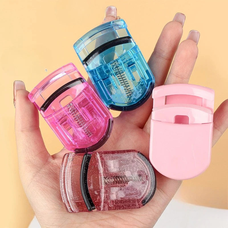 Mini Folding Eyelash Curler – Portable Multicolor Lash Clip Eyelash Curler QXL