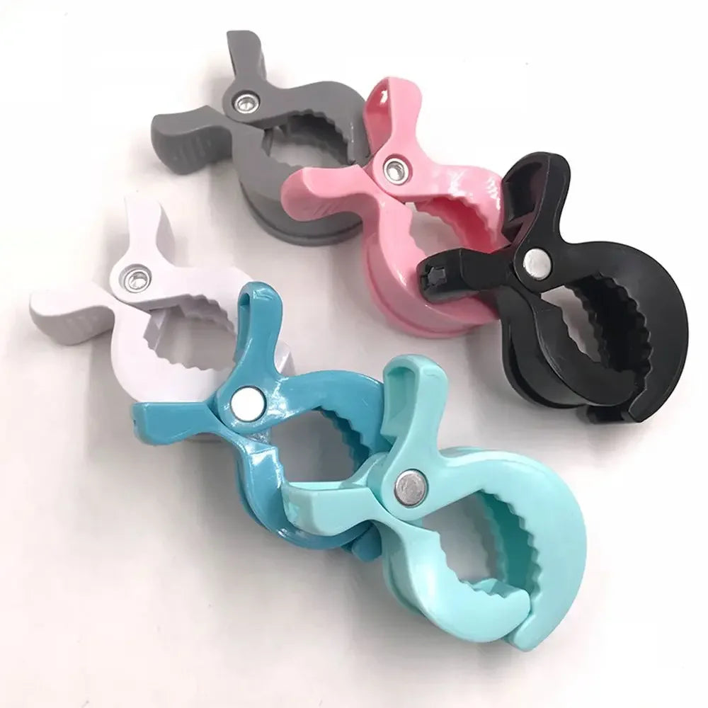 2-Pack Baby Stroller Hooks | Alligator Clip Pram Peg Hanger Stroller Hook Clips QXL