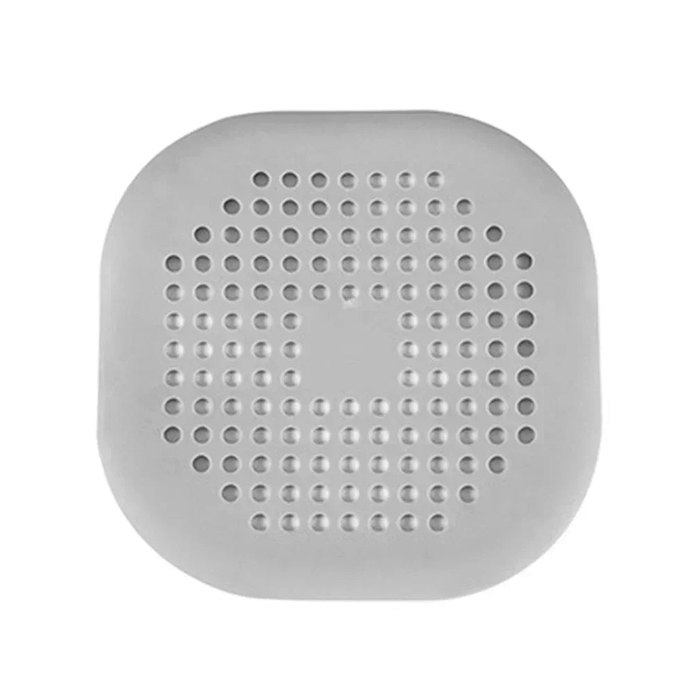 Silicone Floor Drain Hair Catcher & Sink Strainer Filter Drain Hair Catcher QXL M178 1PCS Grey