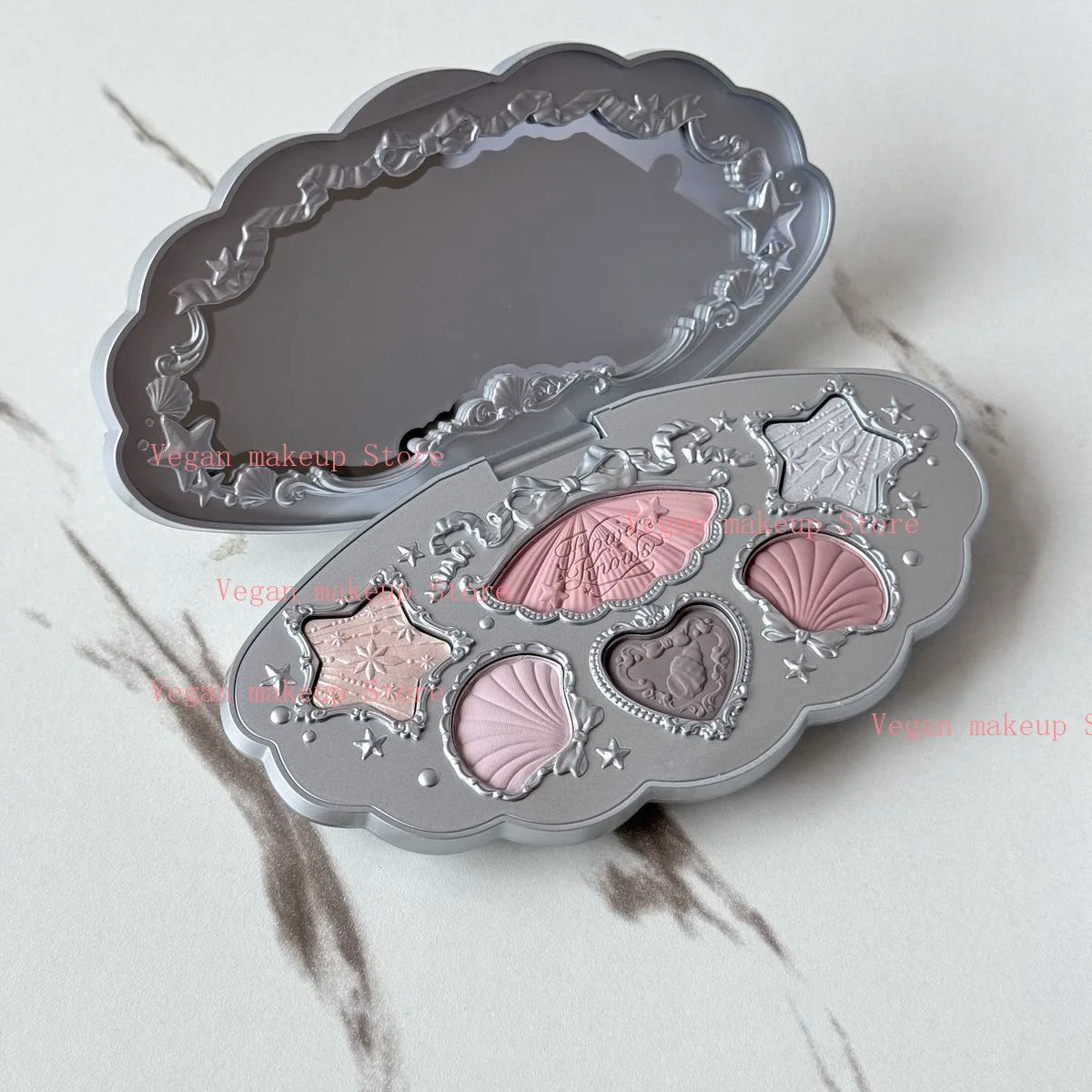 Flower Knows Shell Jewelry 10-Pc Makeup Gift Set | Eyeshadow Makeup Gift Set QXL