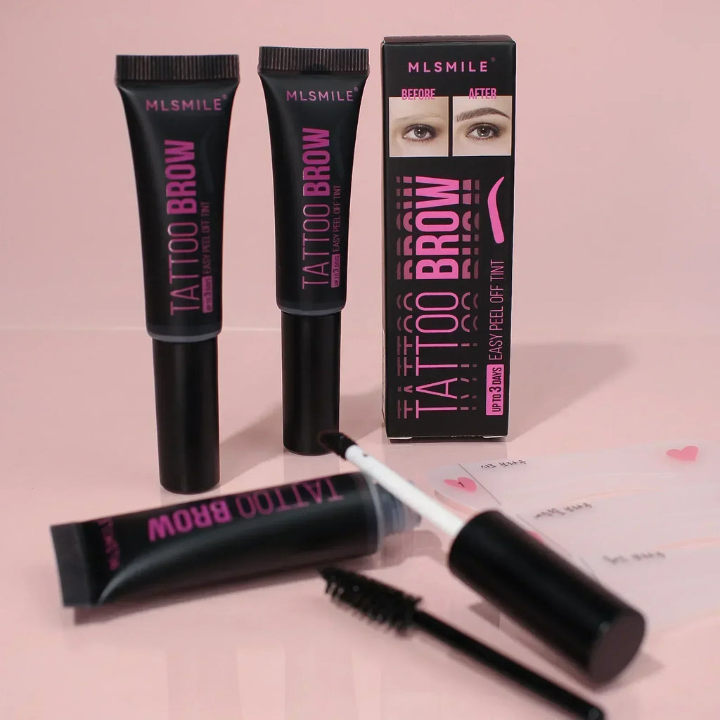 Peel-Off Eyebrow Tint Gel | Waterproof Long-Lasting Brow Cream Eyebrow Tint Gel QXL