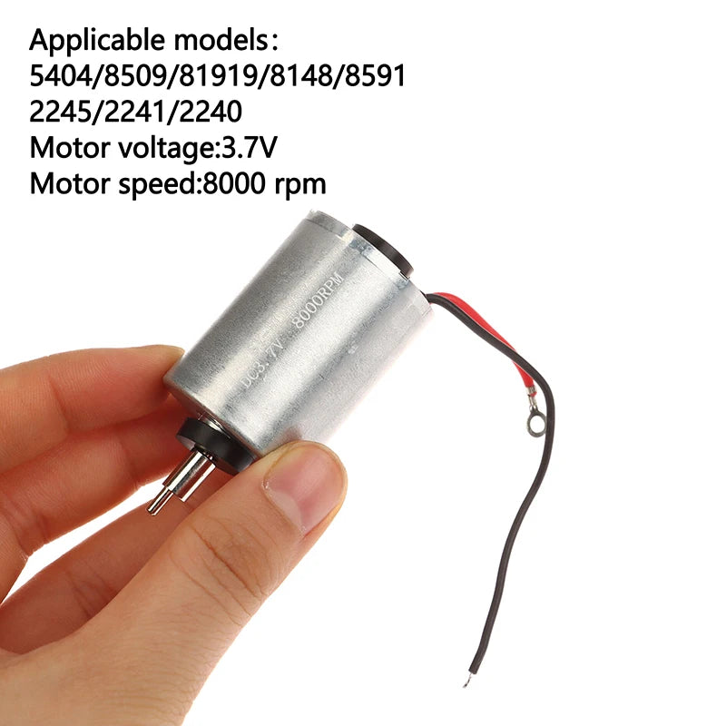 DC 3.7V 8000 RPM Rotary Motor for 8148/8591 Hair Clippers Clipper Replacement Motor QXL