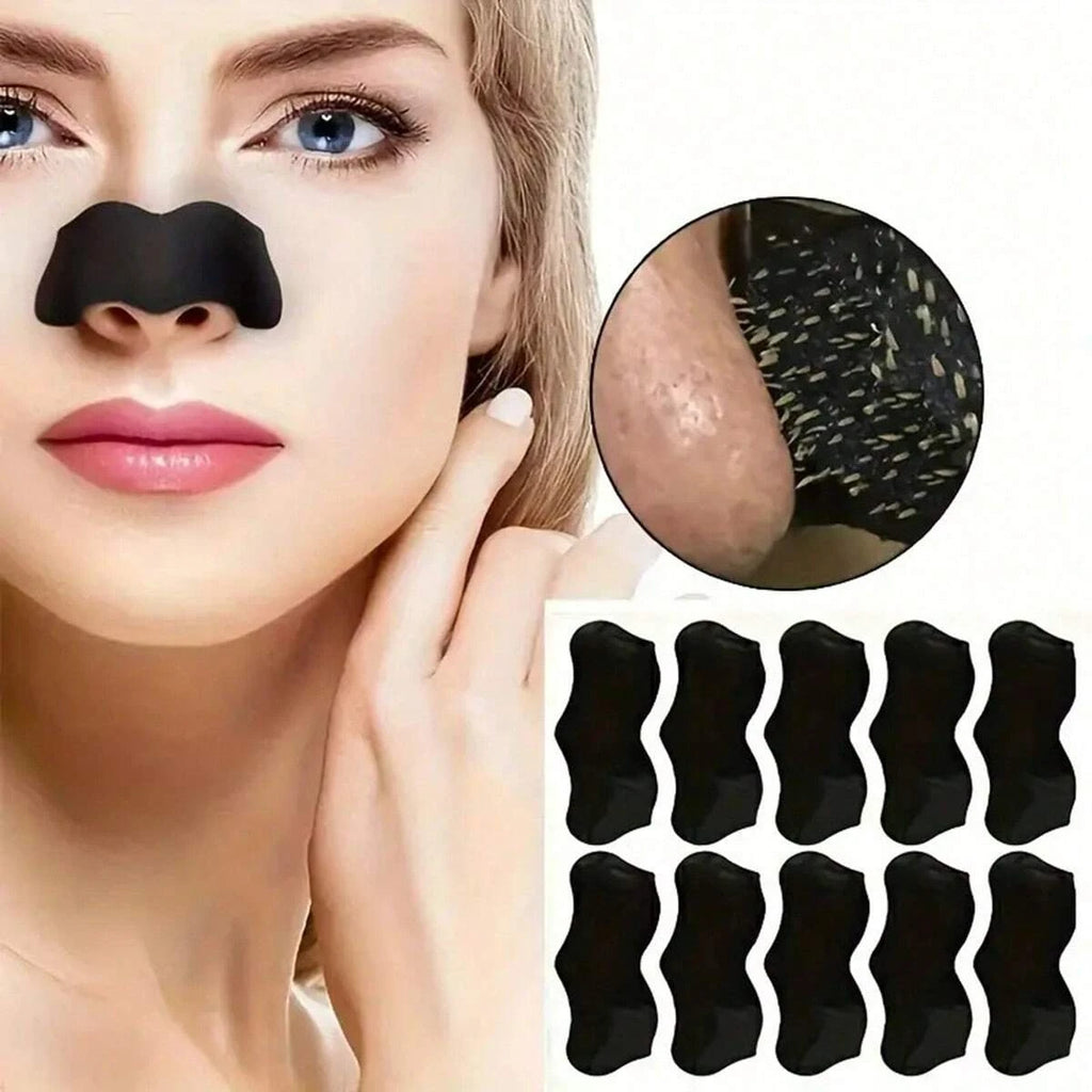 Blackhead Nose Strips | Deep Pore Cleansing Patch 10/50/100 Pc Blackhead Nose Strips QXL