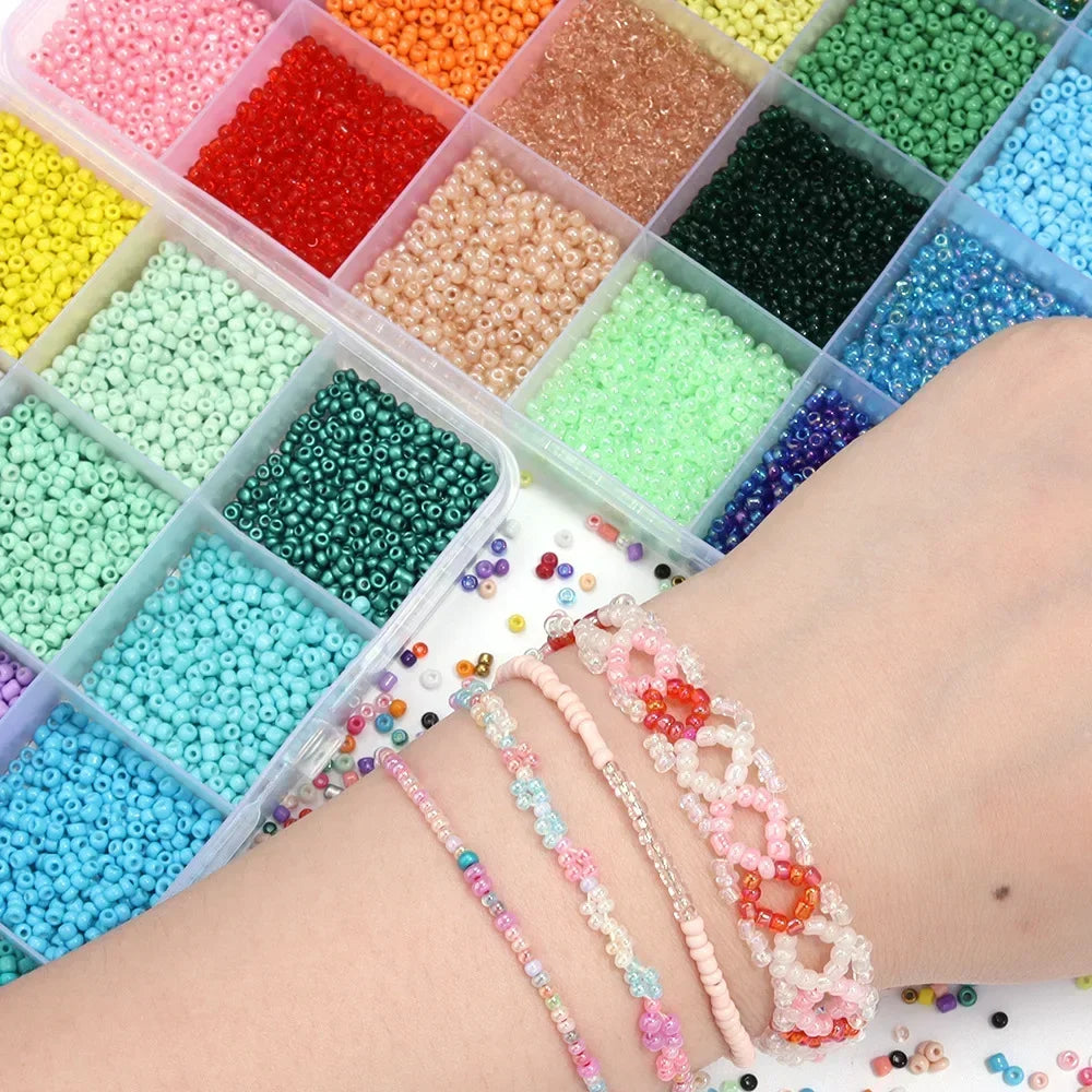 Stainless Steel Bead Loom Kit | 48 Clay Beads DIY Jewelry Bead Loom Kit QXL