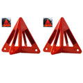 Foldable Reflective Car Emergency Warning Triangle Safety Sign Emergency Warning Triangle QXL 2PCS