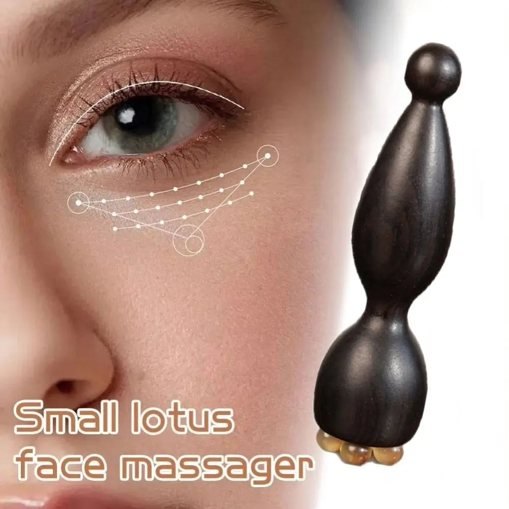 Lotus Shape Facial Massager Roller | Eye & Face Massage Stick Face Massage Roller QXL