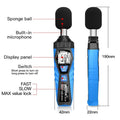 SL720 Sound Level Meter 30–130dB | Portable Decibel Monitor Sound Level Meter QXL SL720